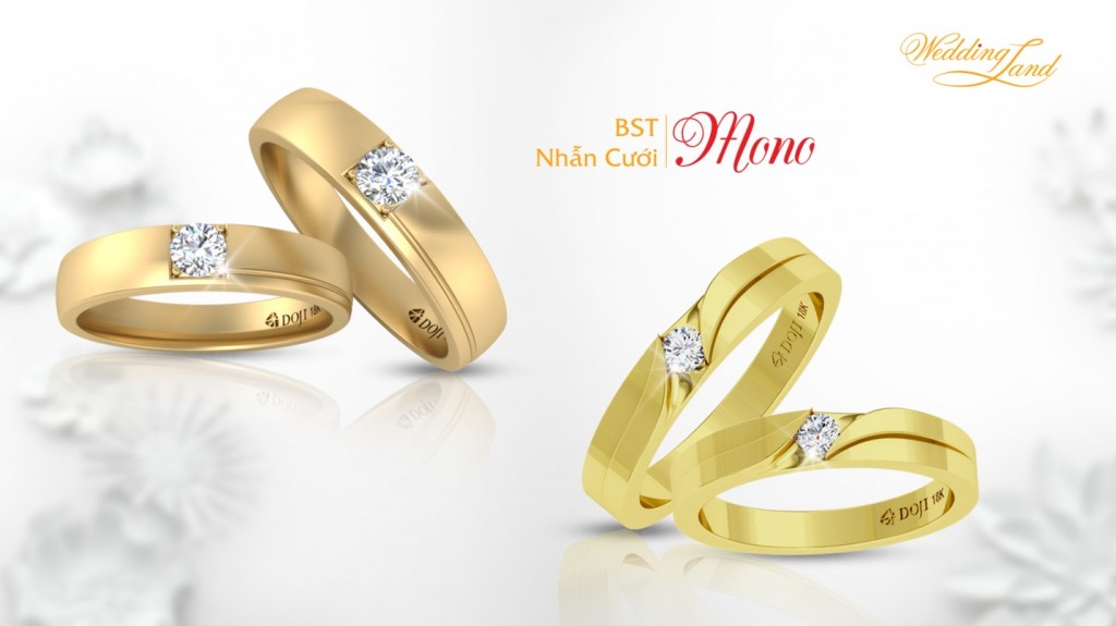 BST nhẫn cưới Mono